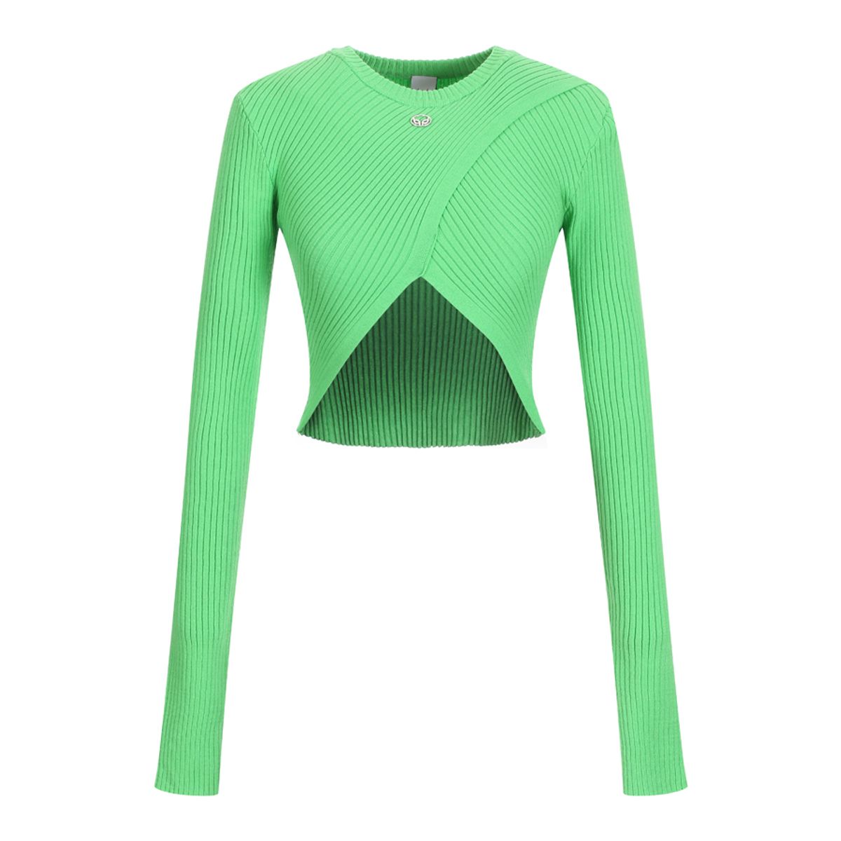 라라폭스(LALAFOX) KNIT V CUT CPOPPED T-SHIRT BN4KL001