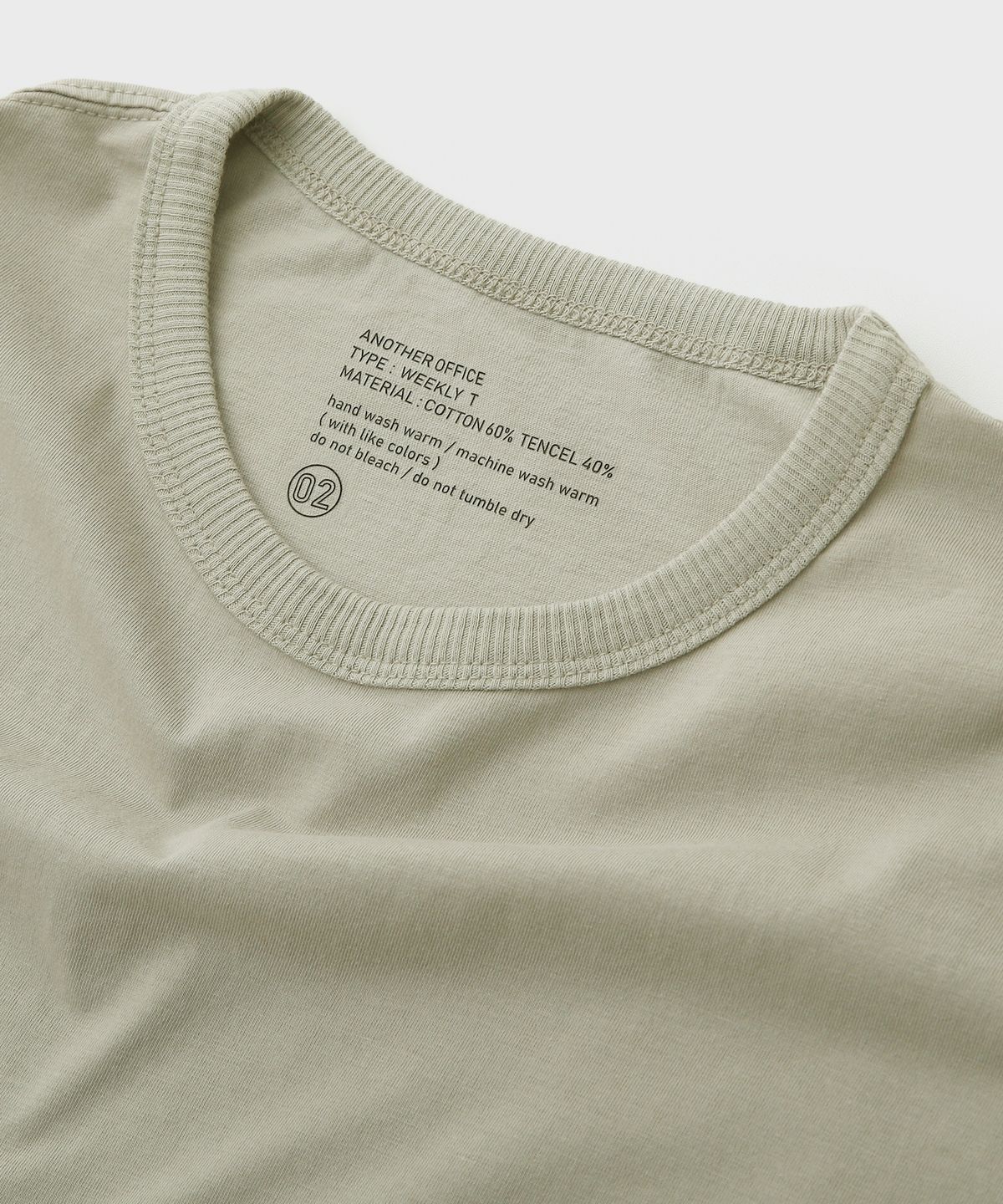 어나더 오피스(ANOTHER OFFICE) Weekly L/S T (Pacific Khaki)