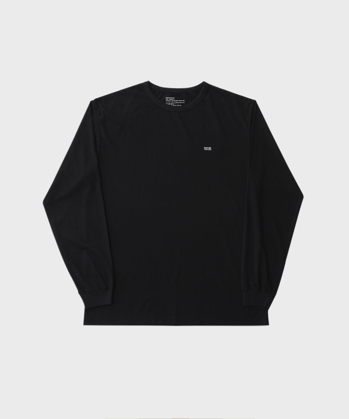 어나더 오피스(ANOTHER OFFICE) Weekly L/S T (Black)