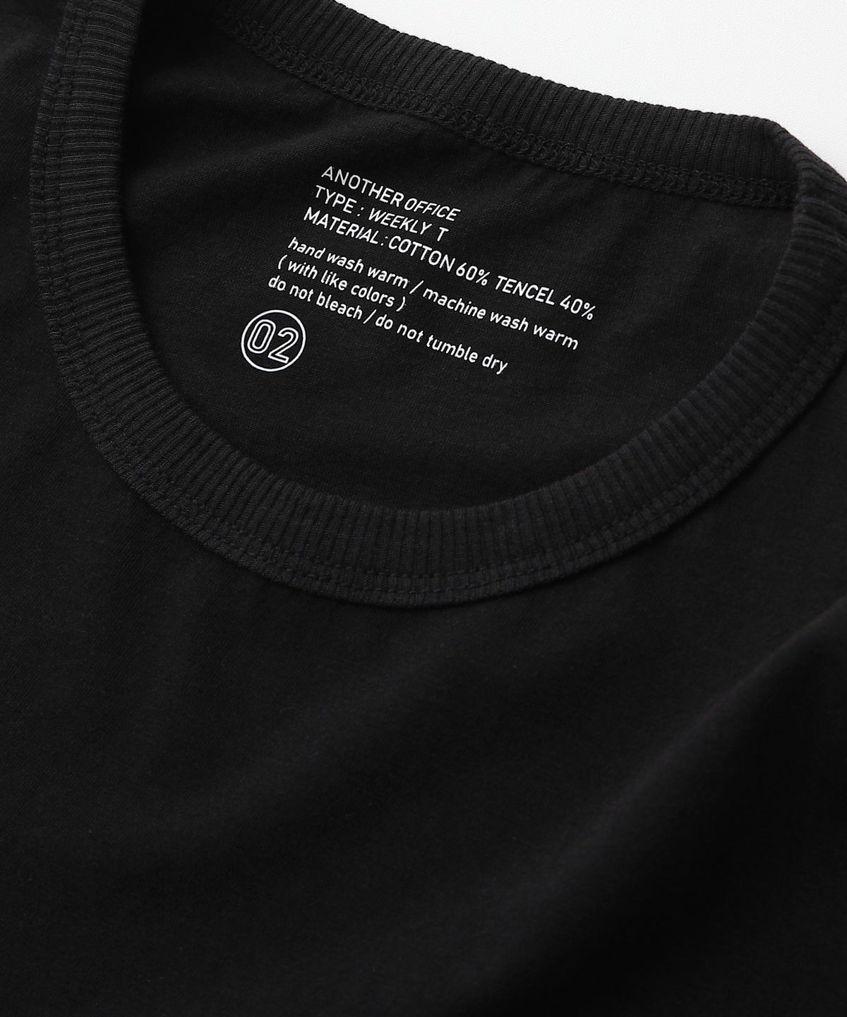어나더 오피스(ANOTHER OFFICE) Weekly L/S T (Black)