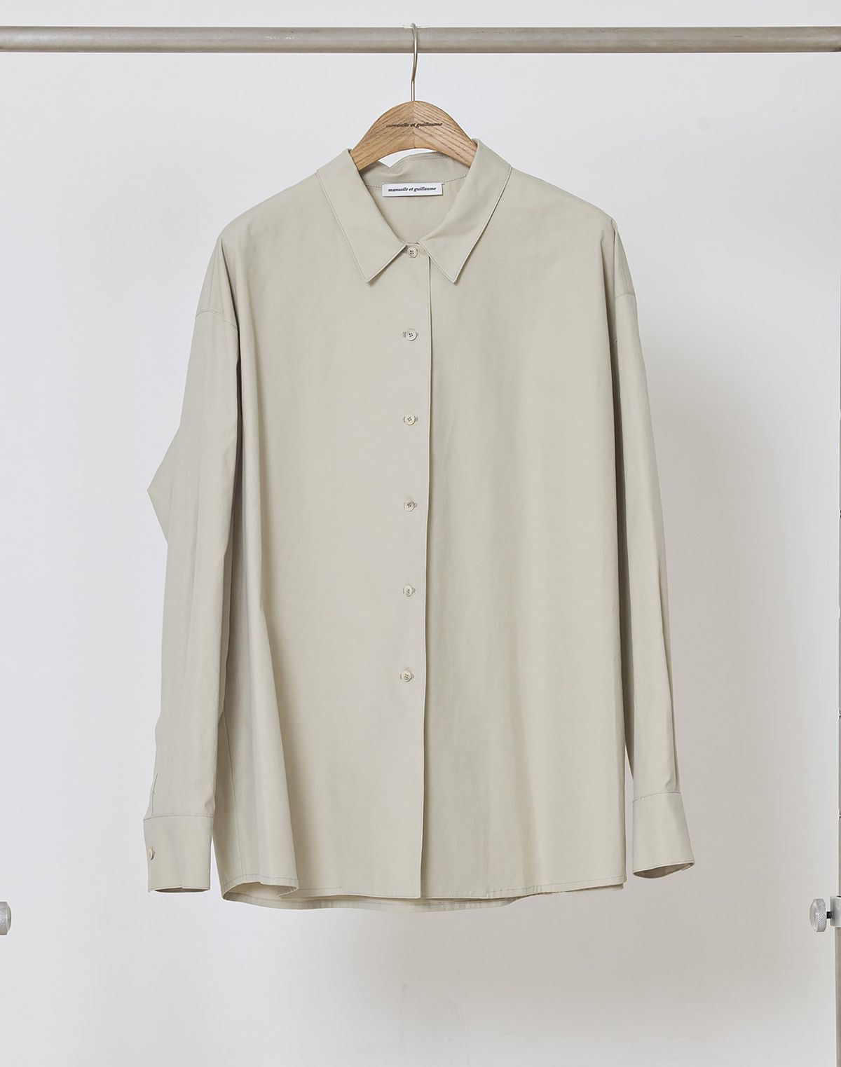 마누엘 에 기욤(MANUELLE ET GUILLAUME) Garçon cotton shirt soft khaki