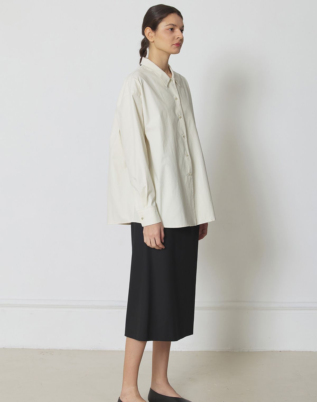 마누엘 에 기욤(MANUELLE ET GUILLAUME) Garçon cotton shirt lemon yellow