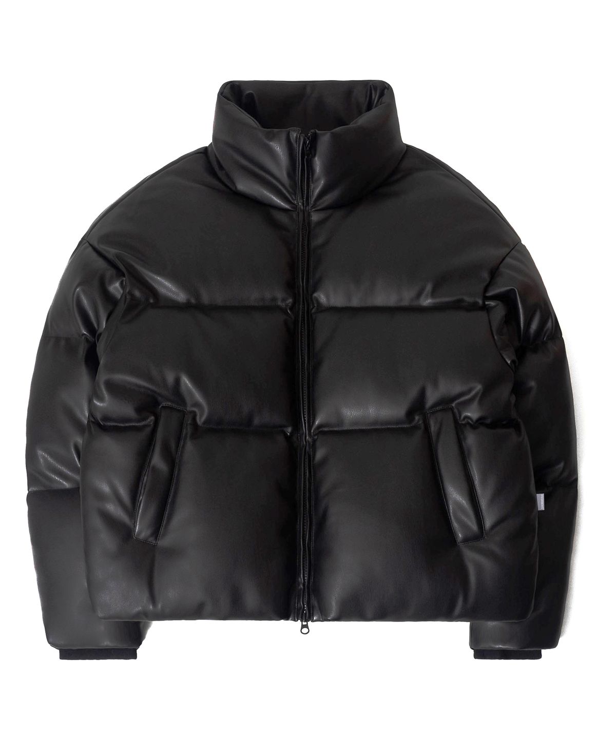 큐티에잇 가먼츠(QT8 GARMENTS) TL Synthetic Leather Duck Down Short Padding (Black)