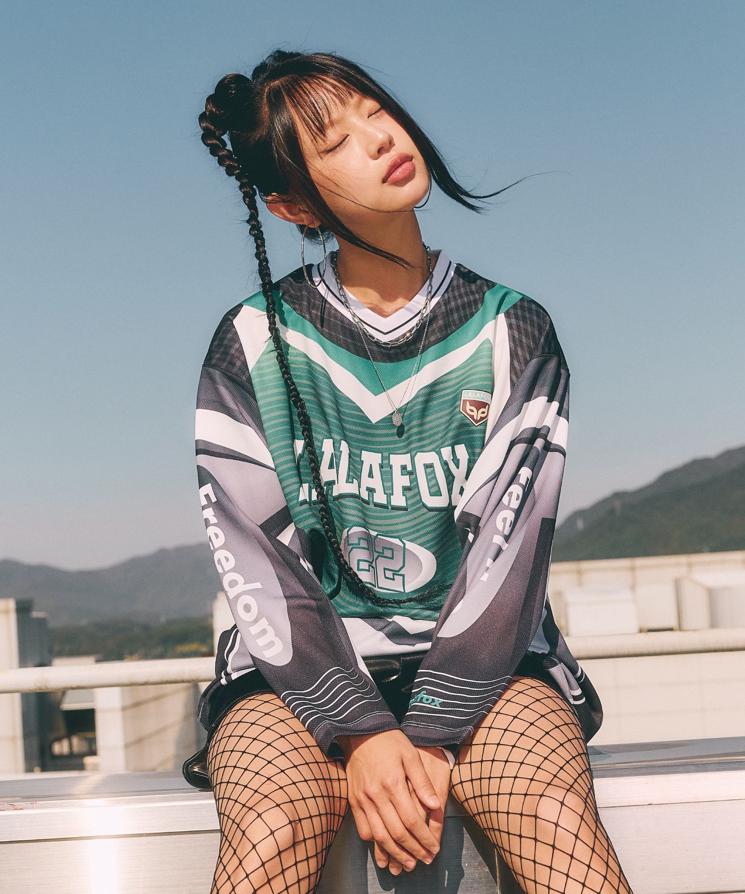 LALAFOX★韓国★人気★LALA SPORTY OVERSIZED JERSEY T-SHIRT MUSINSA | LALAFOX LALA SPORTY OVERSIZED JERSEY T-SHIRT