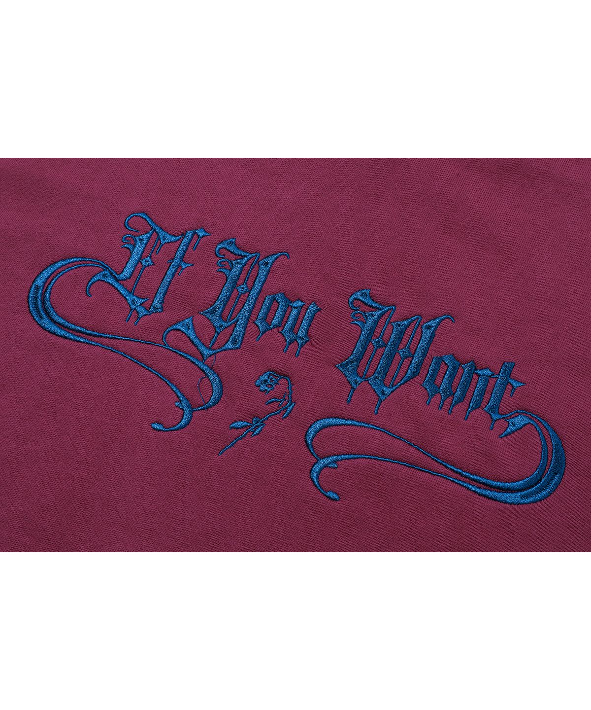이퓨원트(IFYOUWANT) Shimmer LOGO Sweatshirt OPERA
