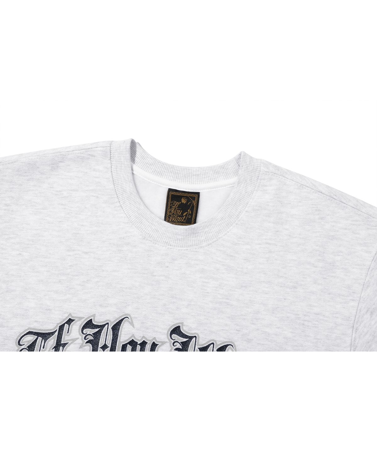 이퓨원트(IFYOUWANT) Glimmer ARCH Sweatshirt whitegray