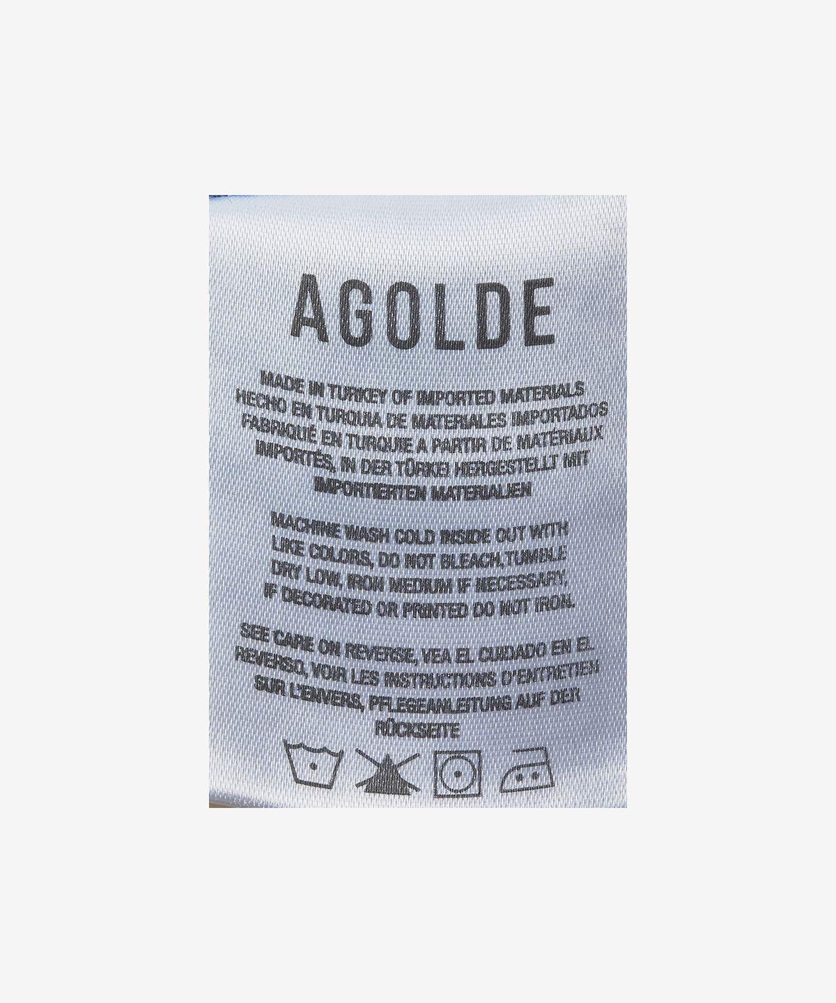 에이골디(AGOLDE) 크리스 크로스 스트레이트 데님 팬츠 - 블루 / A9037B1141RNGE