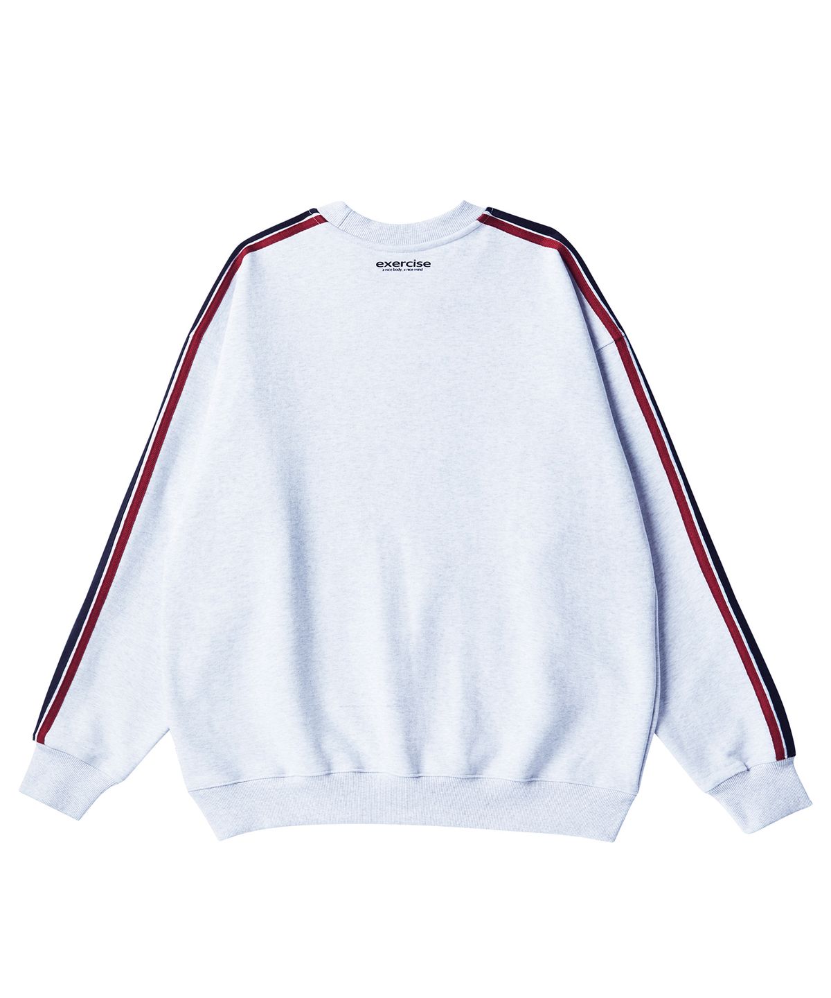 엑서사이즈(EXERCISE) E.X.R LOGO UNIFORM SWEATSHIRT_HEATHER GRAY