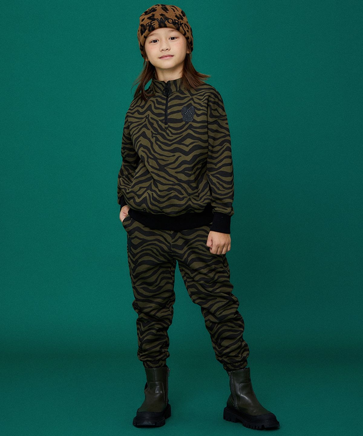 라이프워크 키즈(LIFEWORK KIDS) 키즈) 에센셜 와펜 조거팬츠