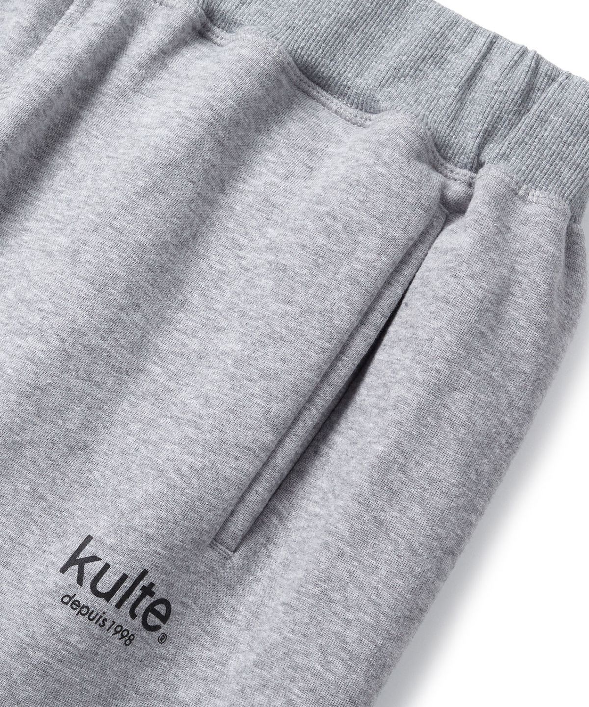 쿨트(KULTE) 076 클래식 로고 조거 팬츠 M.그레이
