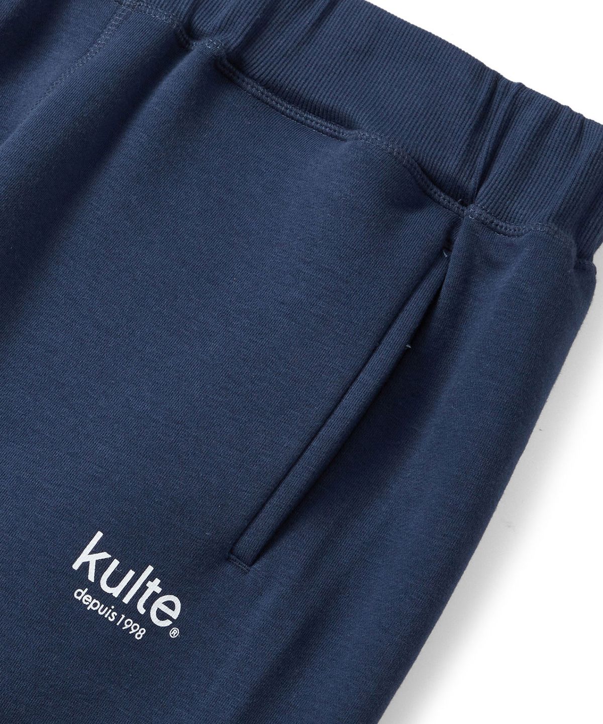 쿨트(KULTE) 076 클래식 로고 조거 팬츠 네이비