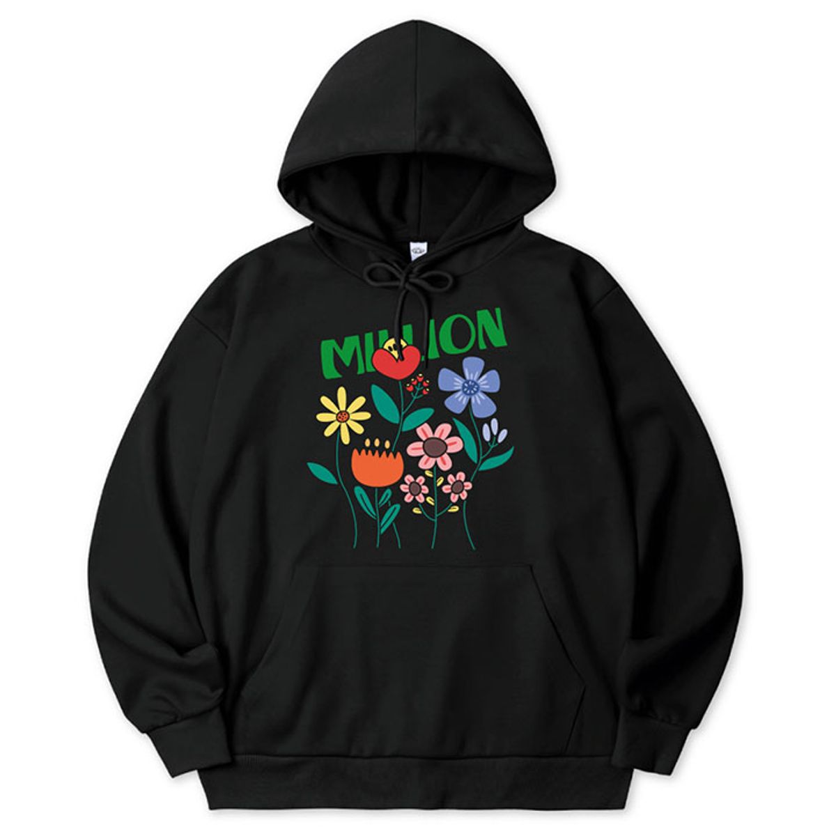 밀리언데이(MILLION DAY) MILLION GLOW FLOWER HOODIE
