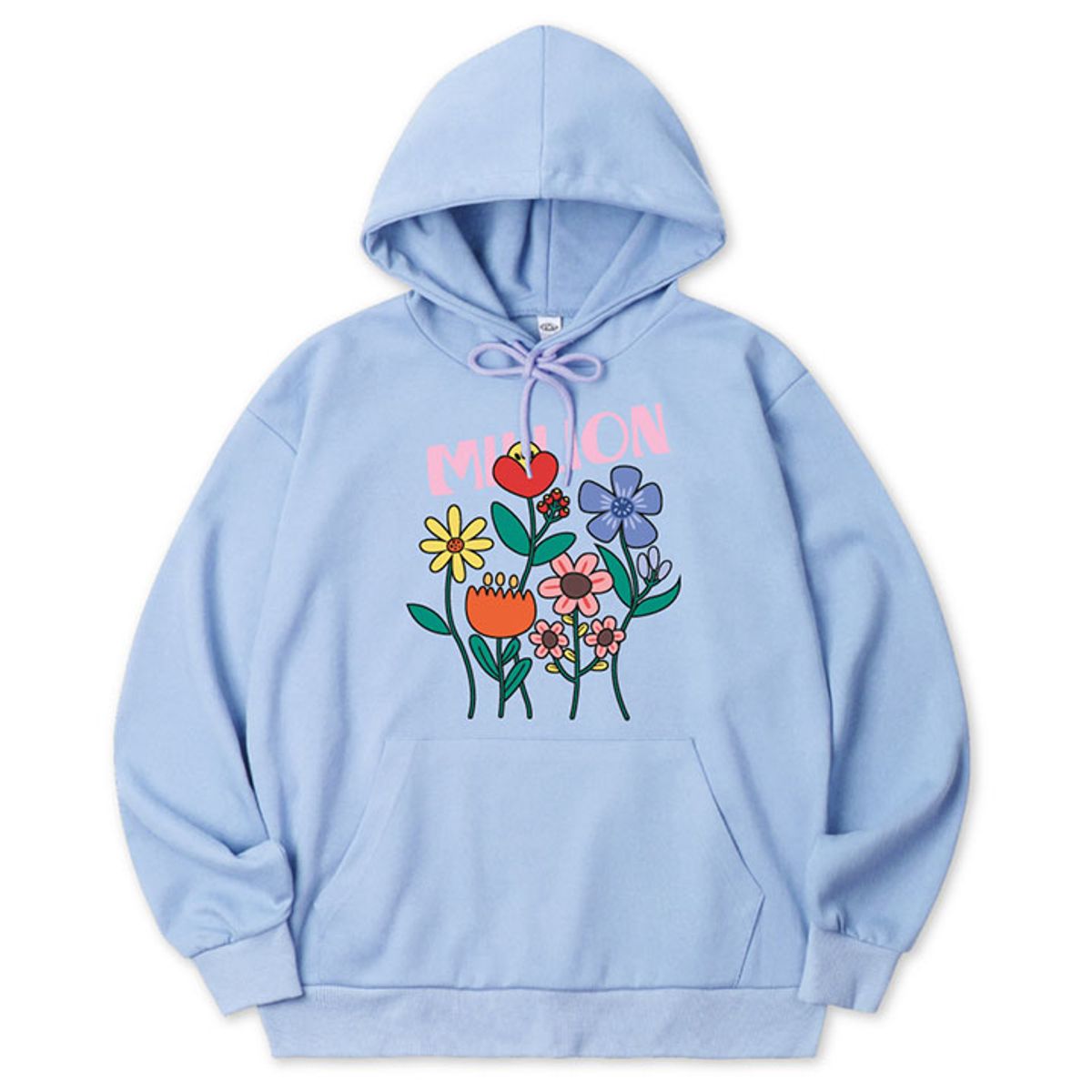 밀리언데이(MILLION DAY) MILLION GLOW FLOWER HOODIE