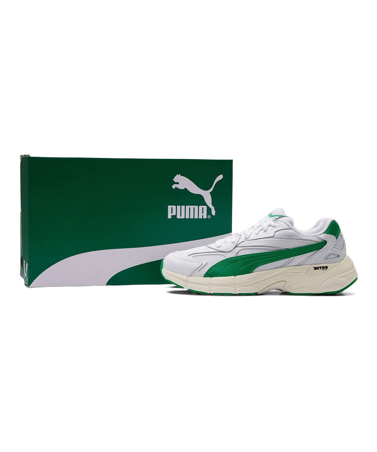 푸마(PUMA) 테버리스 나이트로 - 화이트:그린 / 392134-01