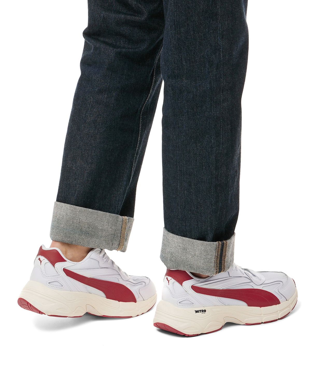 푸마(PUMA) 테버리스 나이트로 - 화이트:레드 / 392134-03