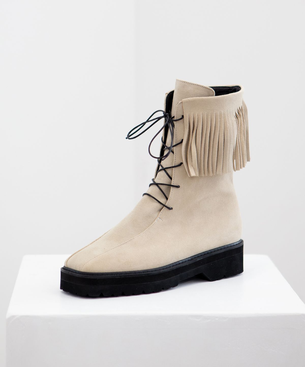 트윗비피(TWVP) BOHEME FRINGE ANKLE BOOTS 22F08IV 보엠 프린지 앵클부츠