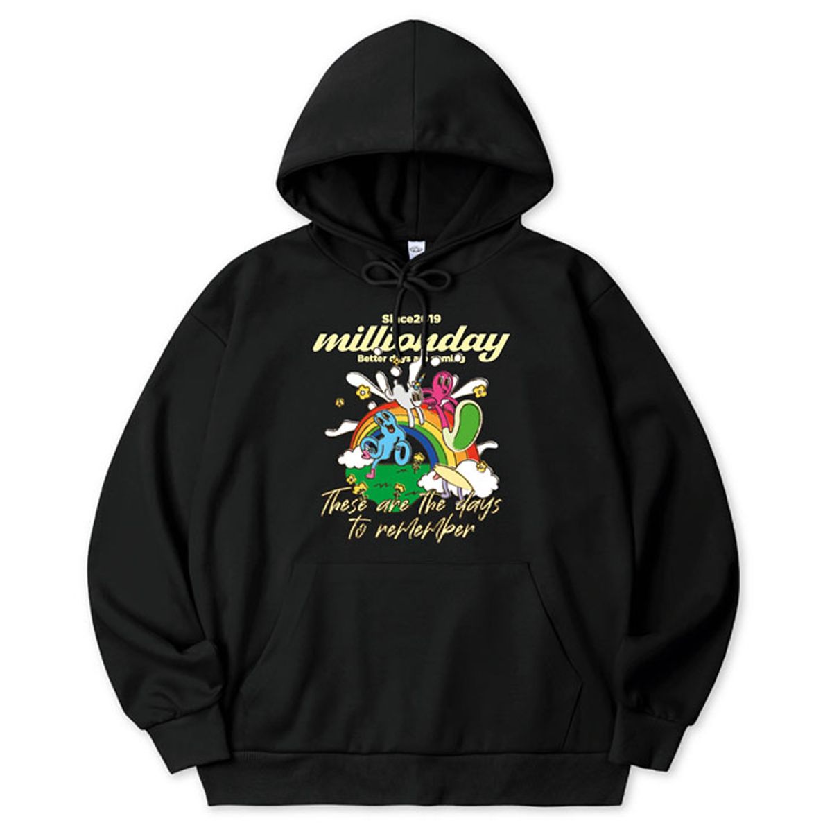 밀리언데이(MILLION DAY) MILLION FRIENDS HOODIE