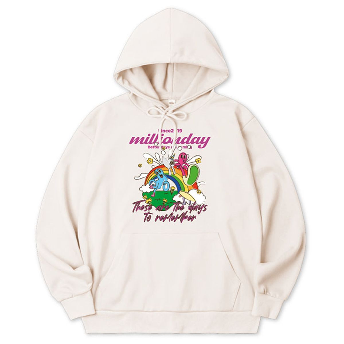 밀리언데이(MILLION DAY) MILLION FRIENDS HOODIE