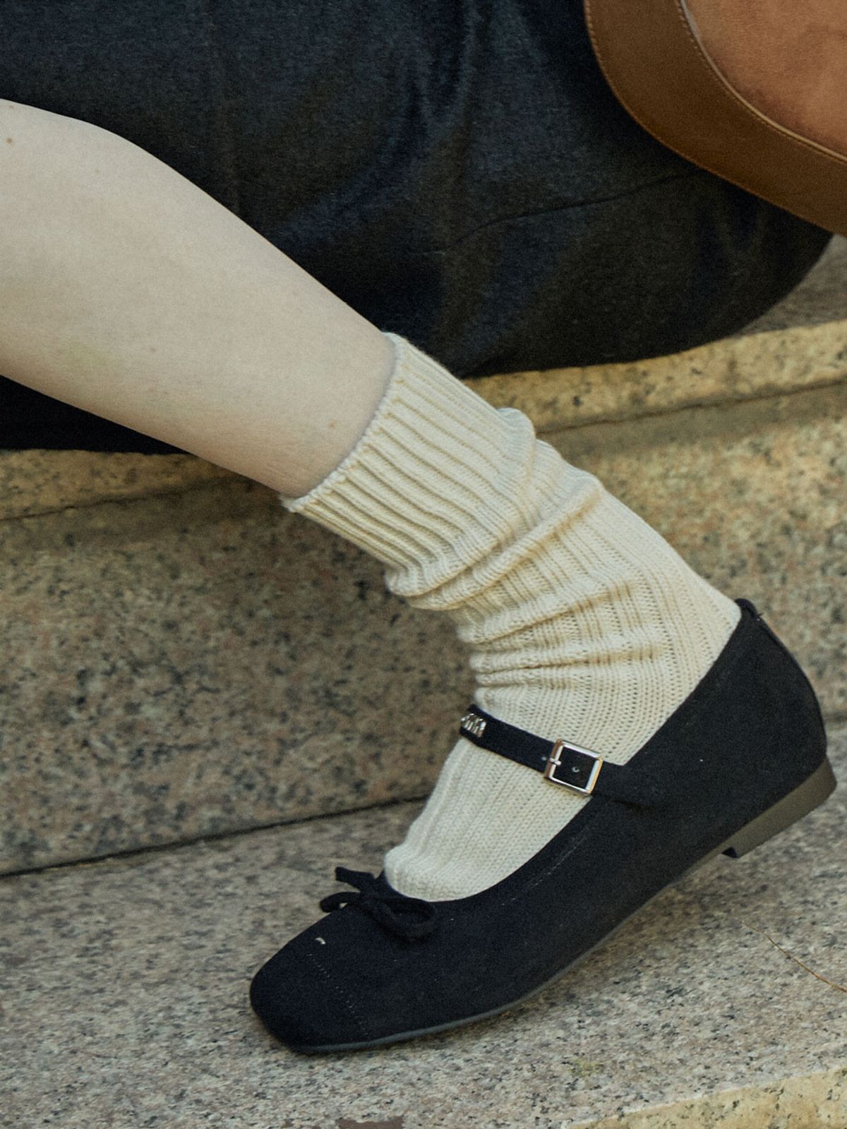 옴니포턴트(OMNIPOTENT) (206) omn Flat Shoes _Black