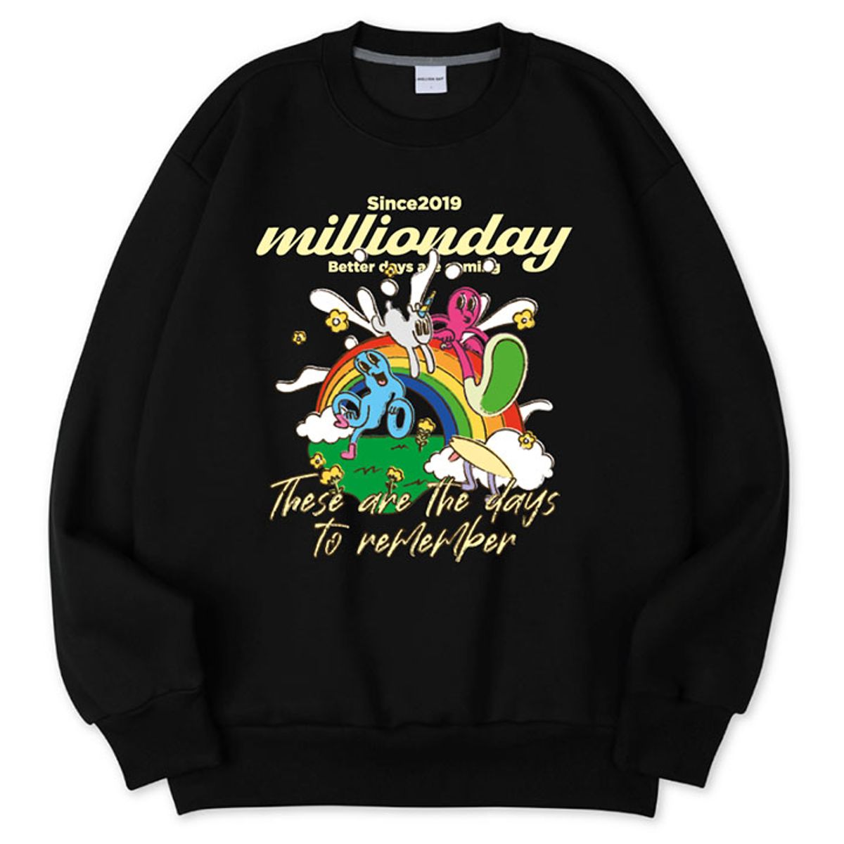 밀리언데이(MILLION DAY) MILLION FRIENDS SWEATSHIRT