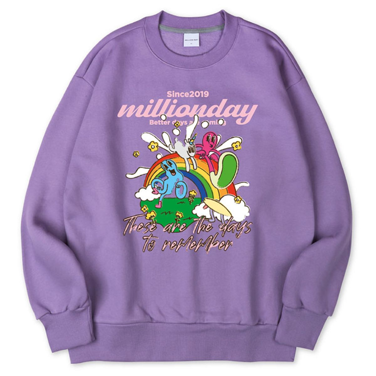 밀리언데이(MILLION DAY) MILLION FRIENDS SWEATSHIRT
