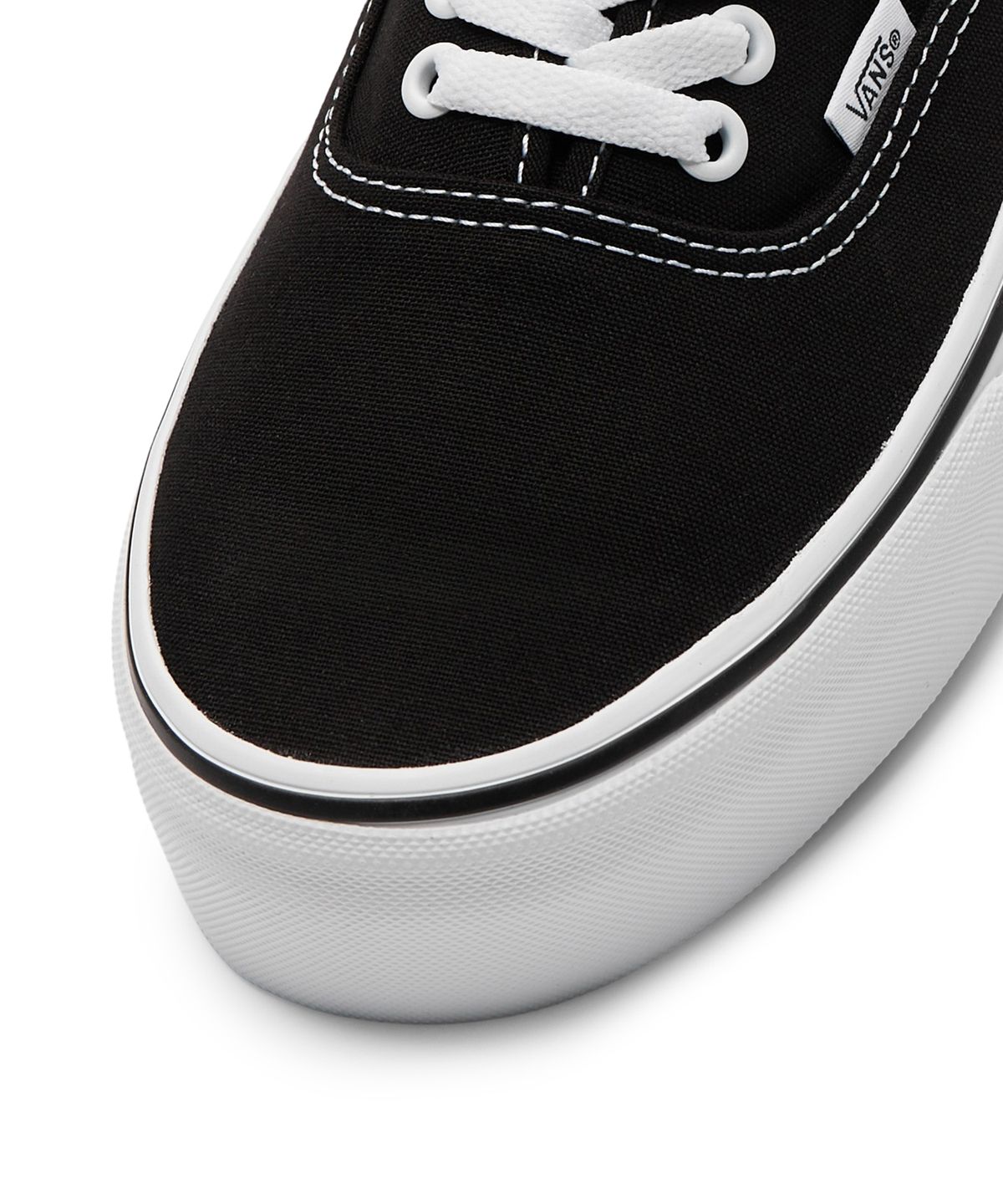 반스(VANS) 어센틱 스택폼 - (캔버스) 블랙:트루 화이트 / VN0A5KXXBMX1