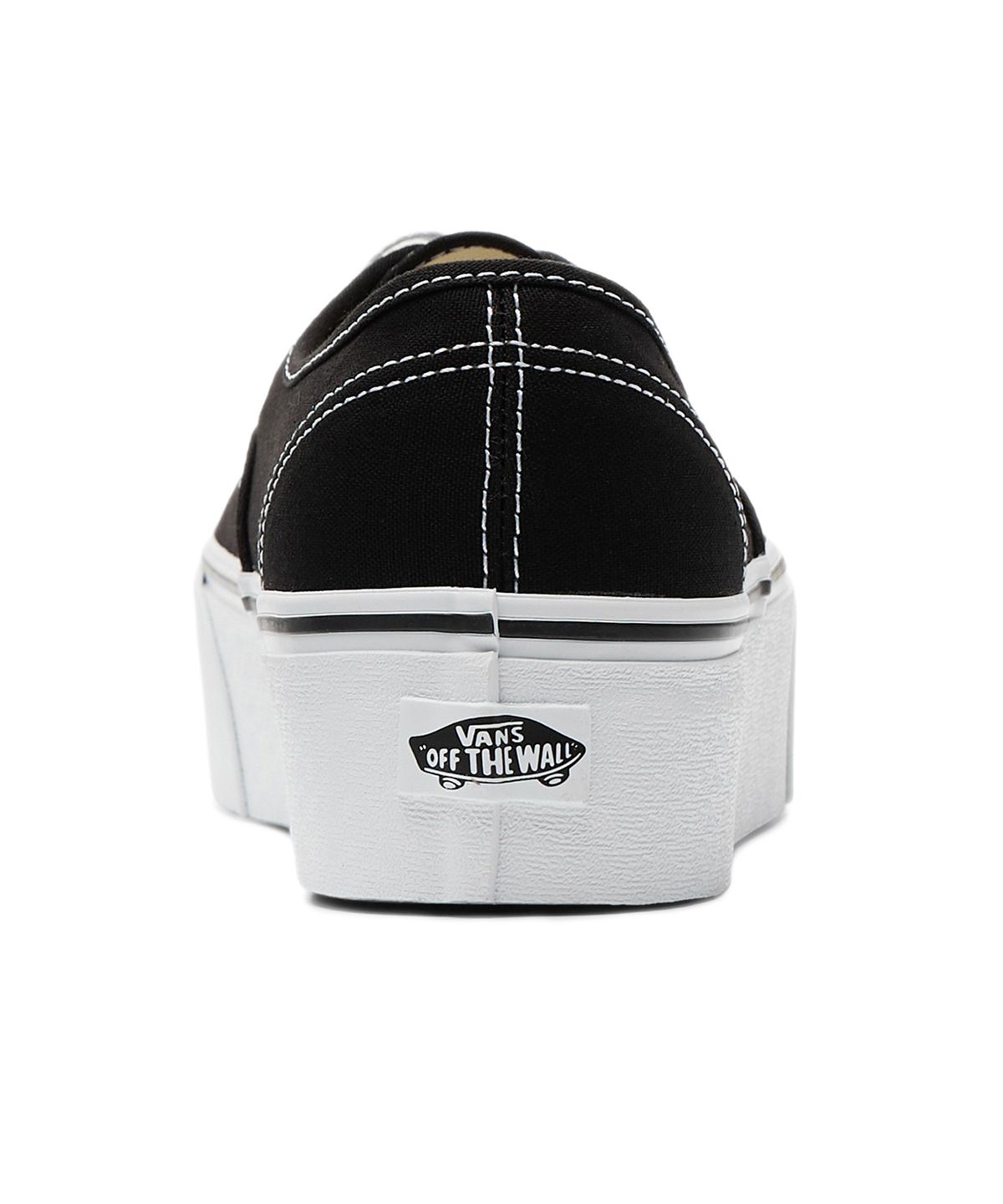 반스(VANS) 어센틱 스택폼 - (캔버스) 블랙:트루 화이트 / VN0A5KXXBMX1