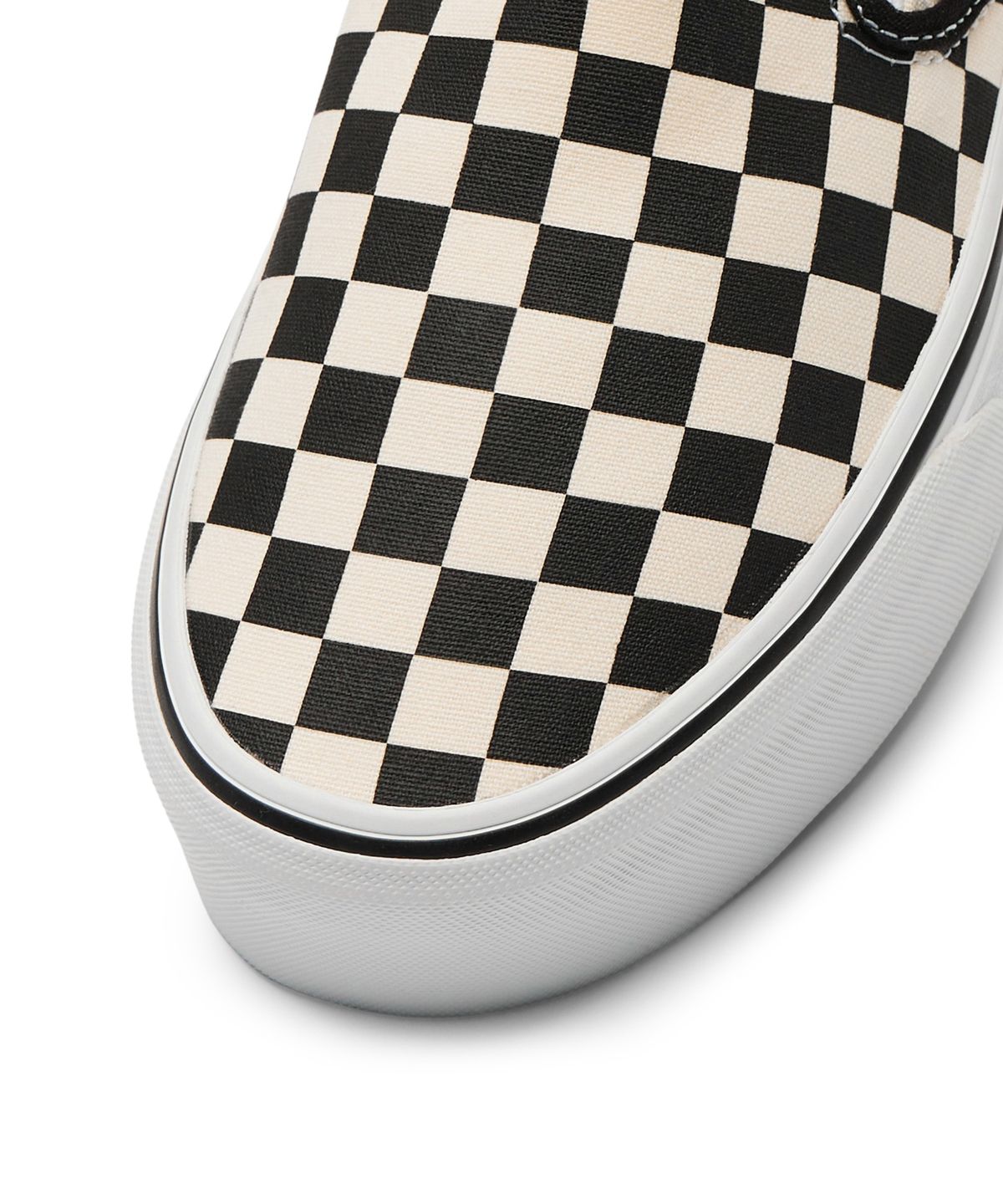반스(VANS) 클래식 슬립온 스택폼 - (체커보드) 블랙:클래식 화이트 / VN0A7Q5RTYQ1