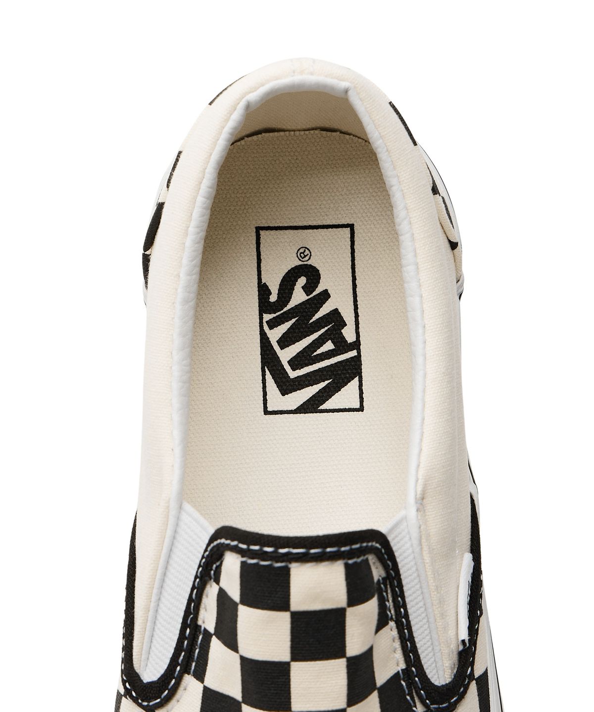 반스(VANS) 클래식 슬립온 스택폼 - (체커보드) 블랙:클래식 화이트 / VN0A7Q5RTYQ1