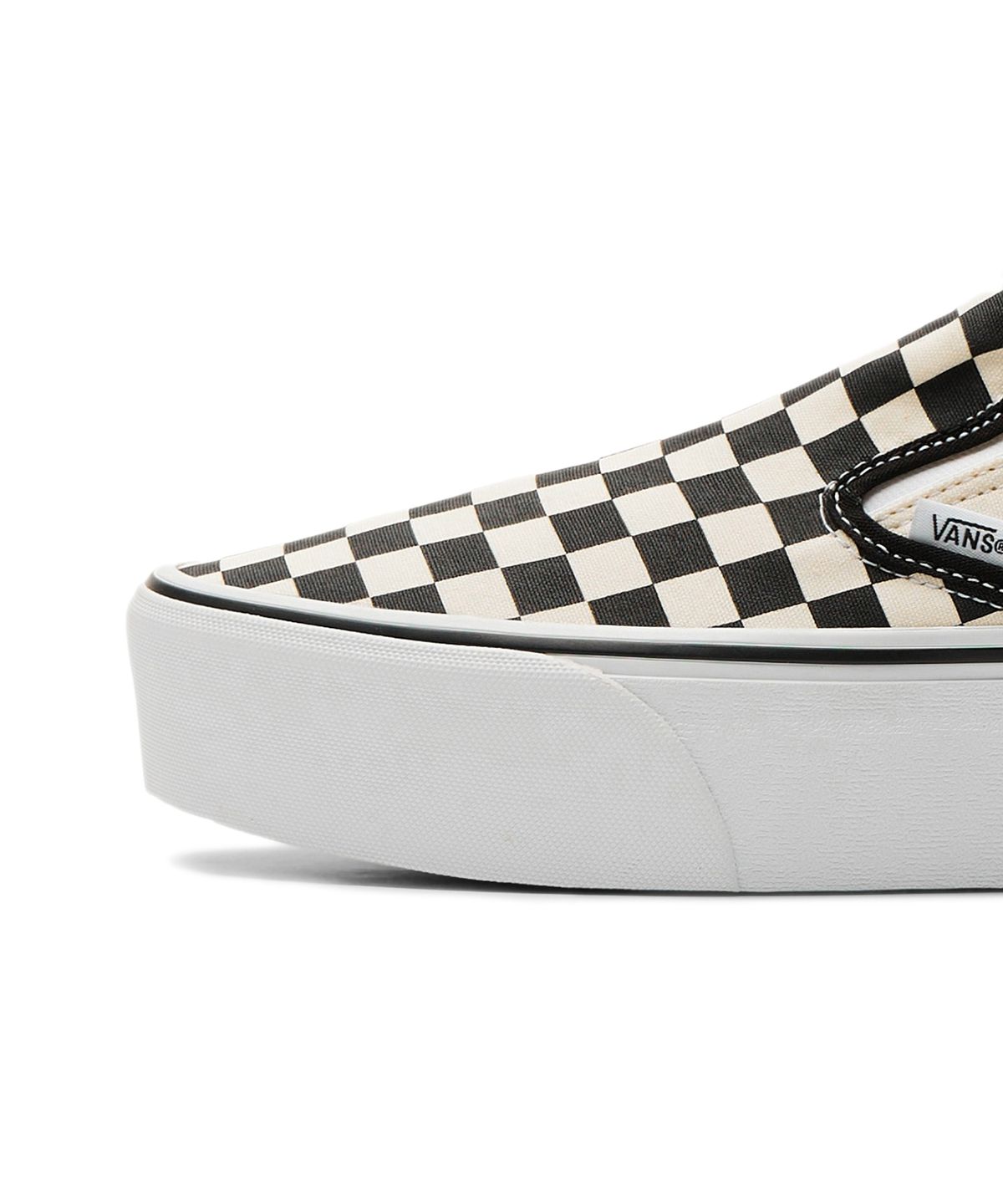 반스(VANS) 클래식 슬립온 스택폼 - (체커보드) 블랙:클래식 화이트 / VN0A7Q5RTYQ1