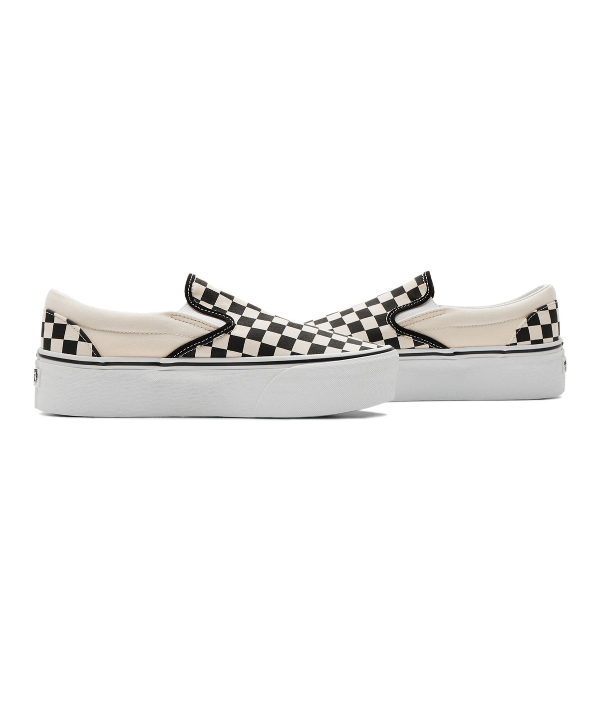 반스(VANS) 클래식 슬립온 스택폼 - (체커보드) 블랙:클래식 화이트 / VN0A7Q5RTYQ1