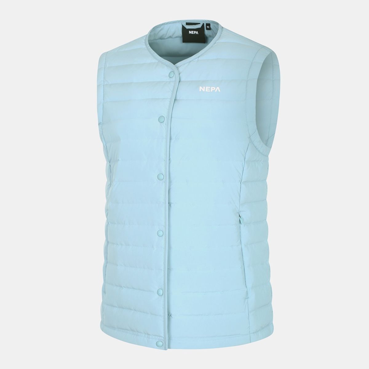 네파(NEPA) 7I61341 여성 리니아 넥리스 튜브 경량 다운 베스트