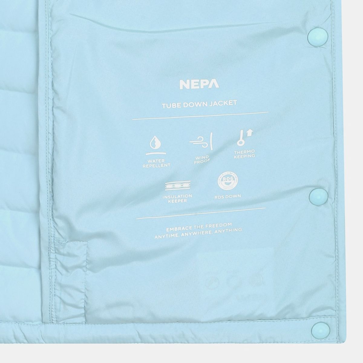 네파(NEPA) 7I61341 여성 리니아 넥리스 튜브 경량 다운 베스트