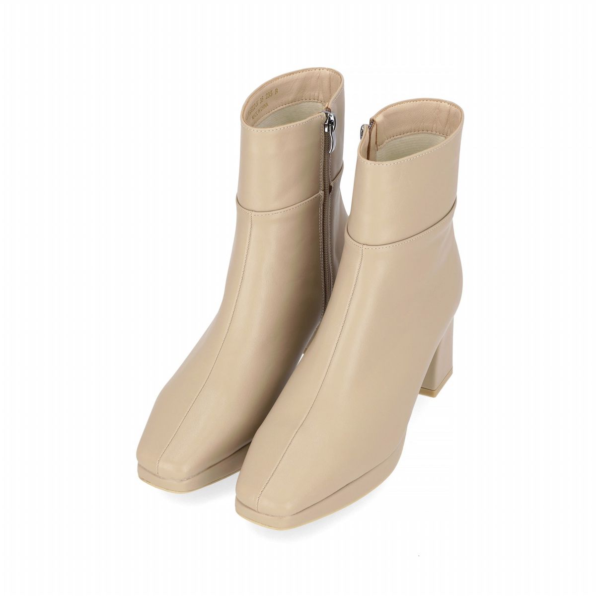 엘칸토(ELCANTO) 인텐스 여성 스퀘어 플랫폼 앵클부츠 7.5cm LCWA89I24V