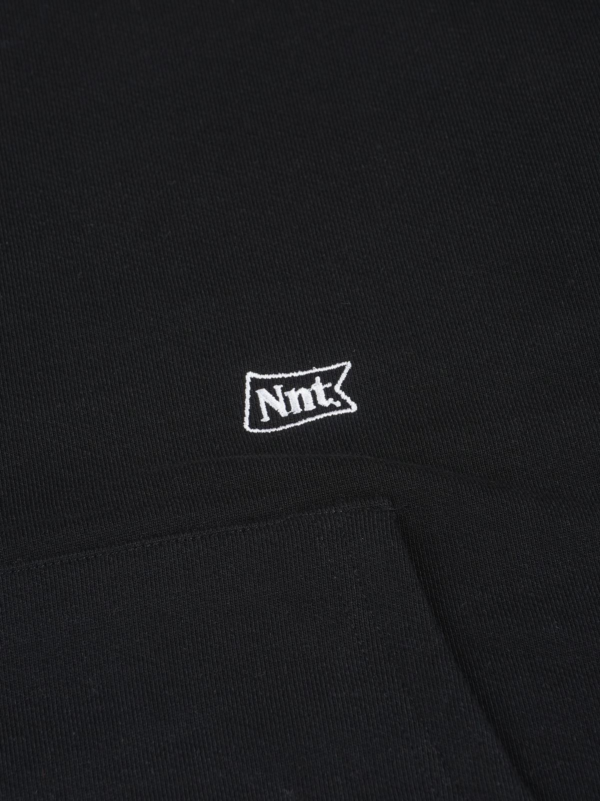 네네츠 어센틱(NENETS AUTHENTIC) LOGO NEEDLE HOODIE SWEAT BLACK