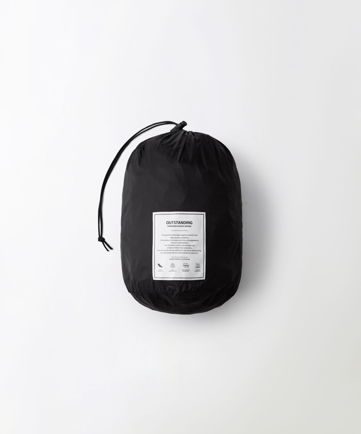 아웃스탠딩(OUTSTANDING) MOUNTAIN DOWN PARKA_BLACK