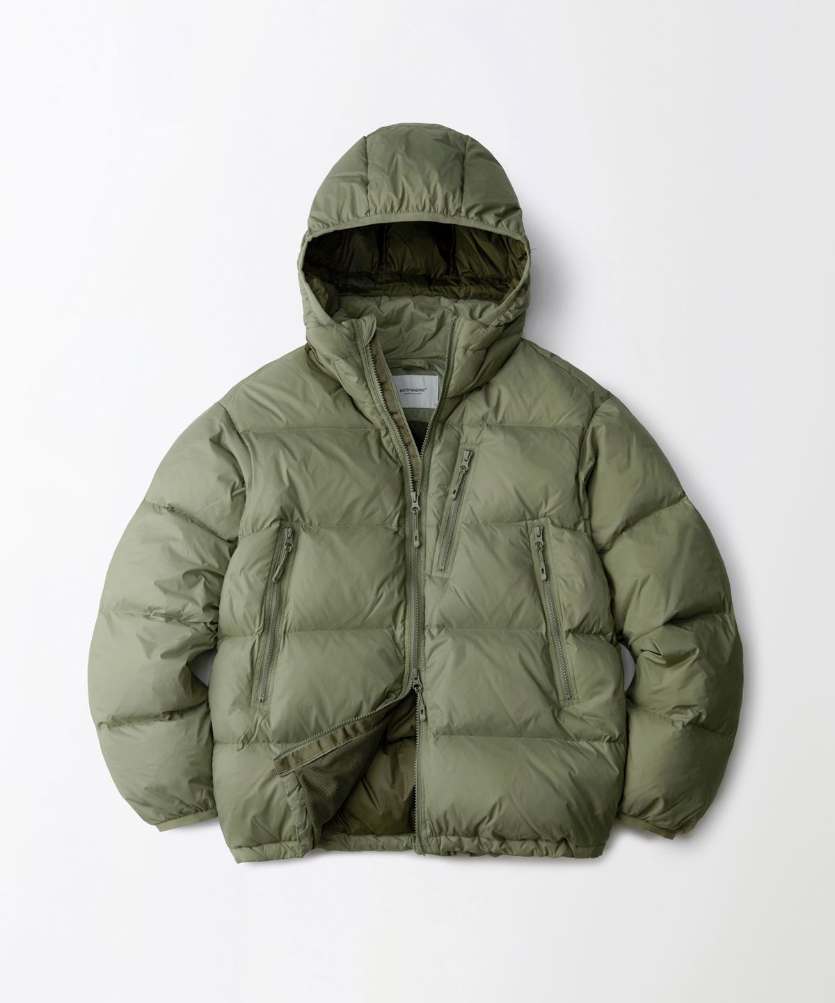 아웃스탠딩(OUTSTANDING) MOUNTAIN DOWN PARKA_OLIVE GREEN