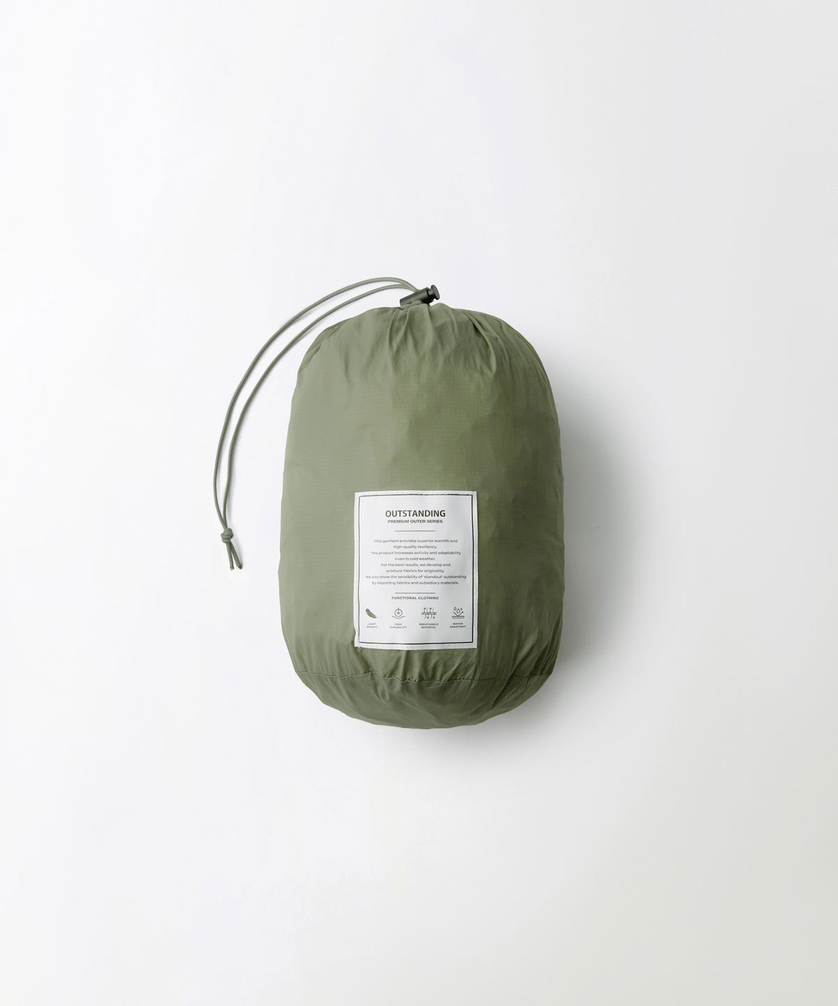 아웃스탠딩(OUTSTANDING) MOUNTAIN DOWN PARKA_OLIVE GREEN