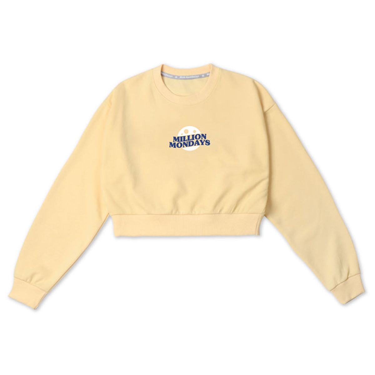 밀리언데이(MILLION DAY) MILLION PING-PONG CROP SWEATSHIRT