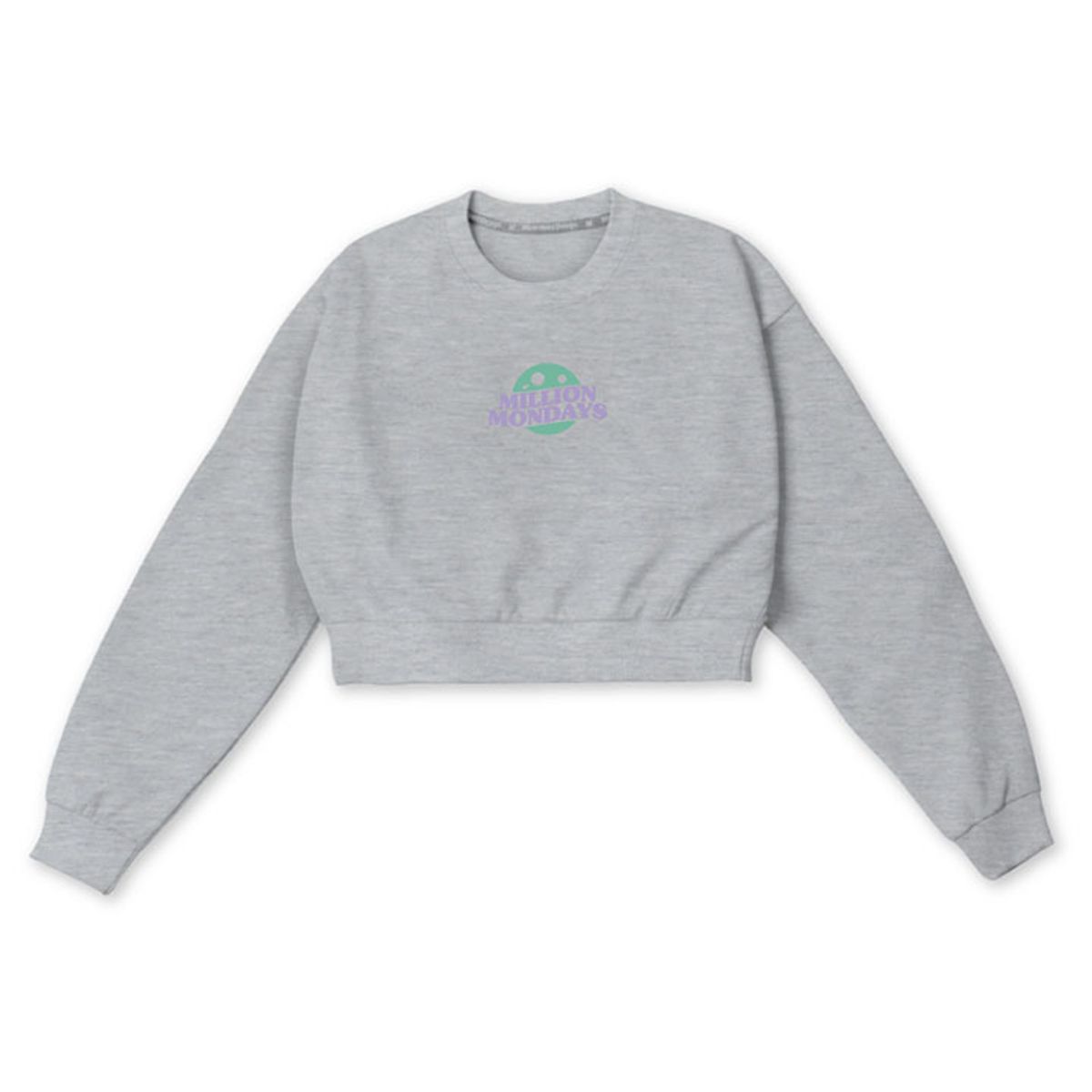 밀리언데이(MILLION DAY) MILLION PING-PONG CROP SWEATSHIRT