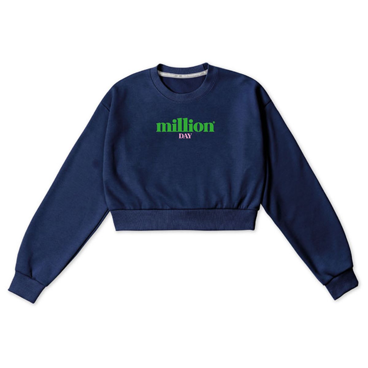 밀리언데이(MILLION DAY) MILLION SMALL CROP SWEATSHIRT