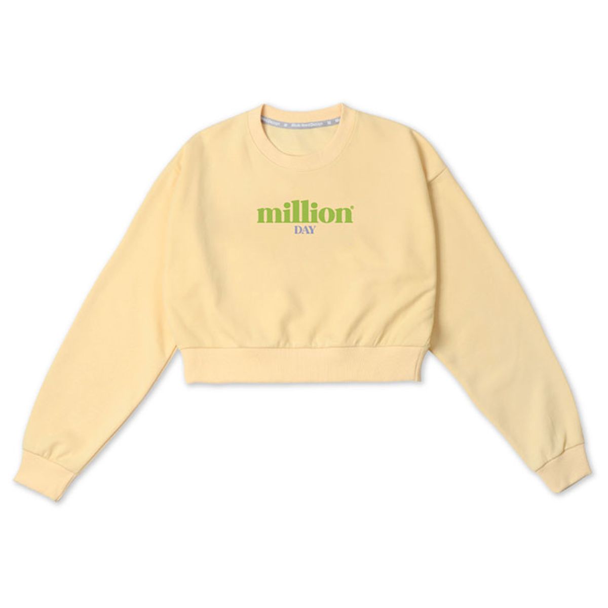 밀리언데이(MILLION DAY) MILLION SMALL CROP SWEATSHIRT