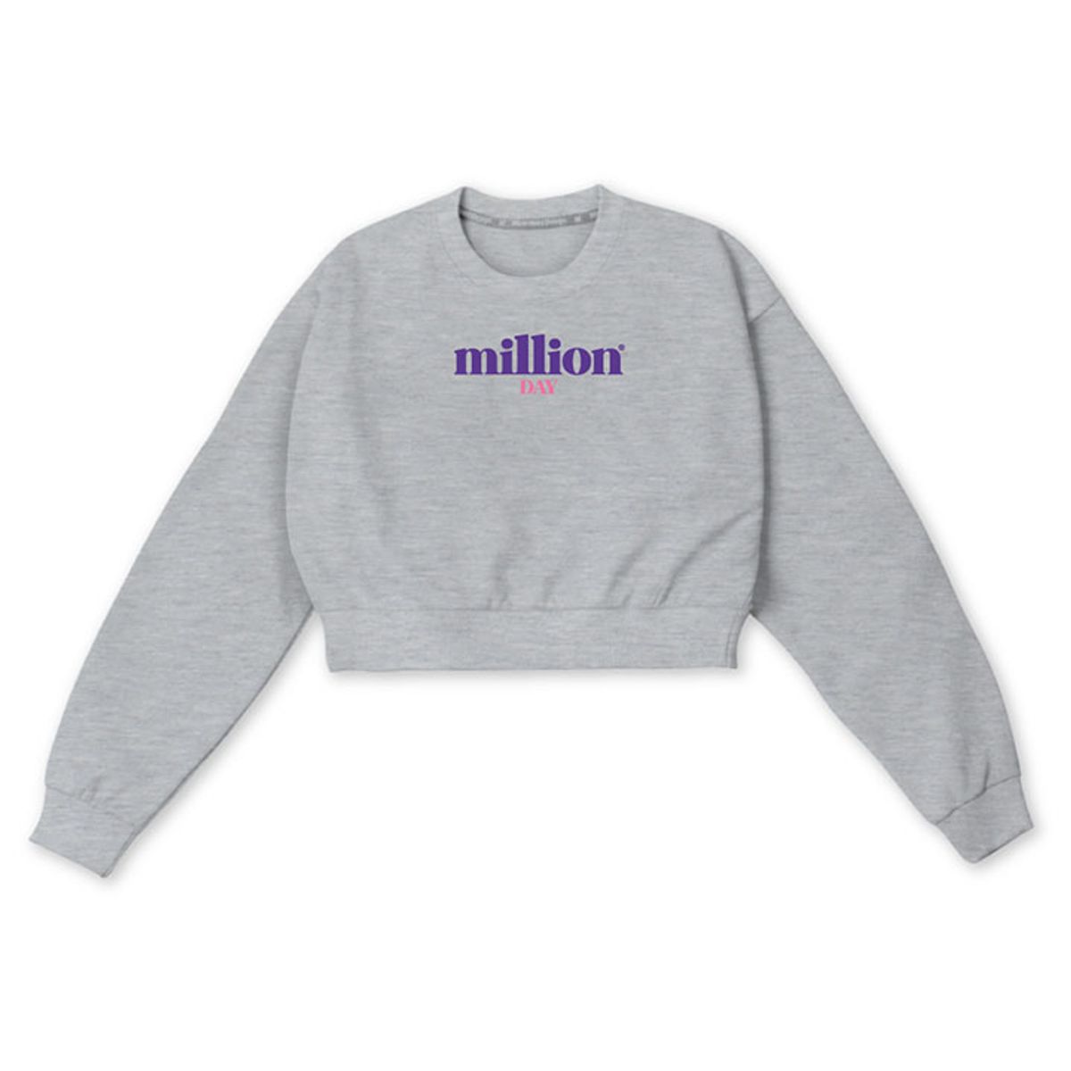 밀리언데이(MILLION DAY) MILLION SMALL CROP SWEATSHIRT