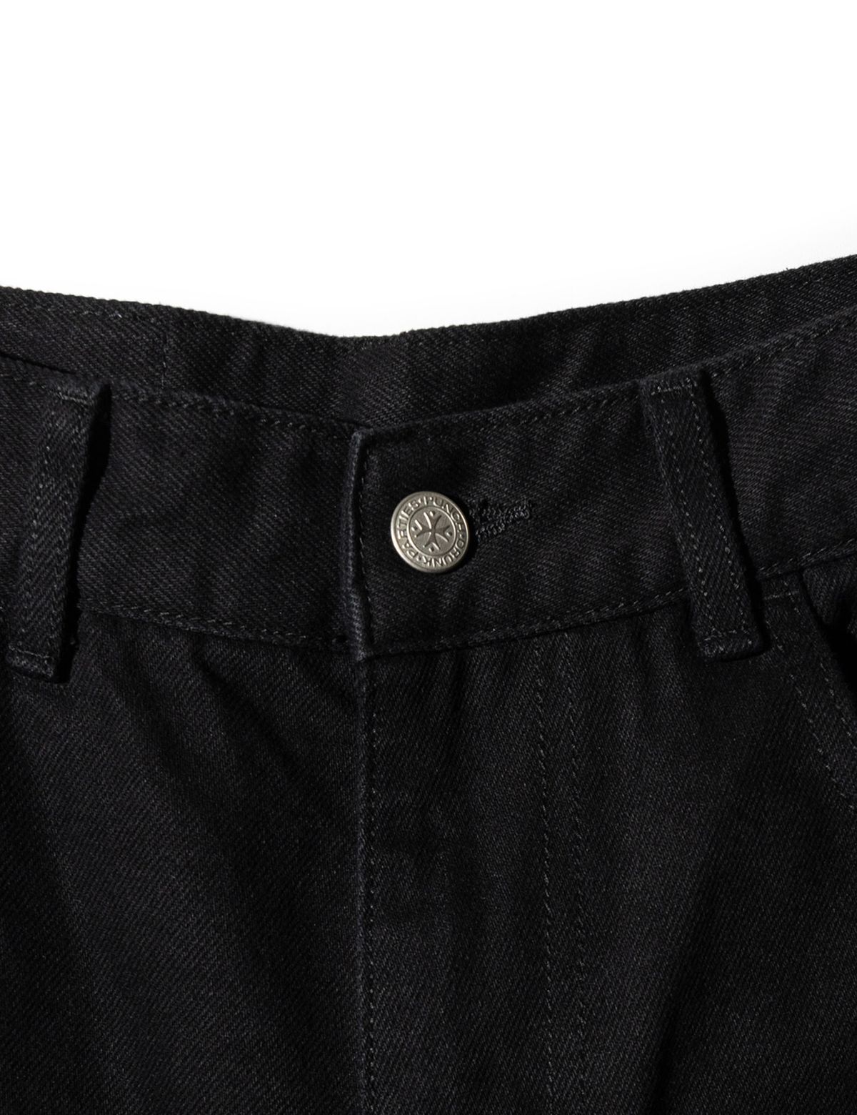 펀치드렁크파티즈(PUNCH DRUNK PARTIES) Misfits Jeans (PITCH BLACK)