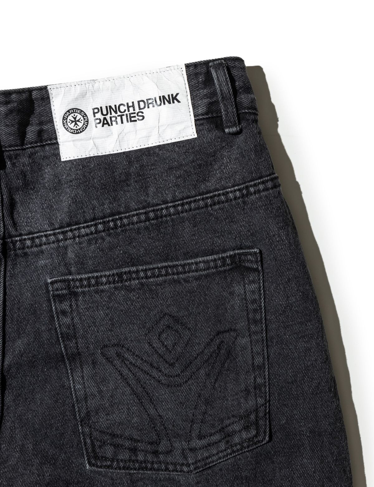 펀치드렁크파티즈(PUNCH DRUNK PARTIES) Misfits Jeans (WASHED BLACK)
