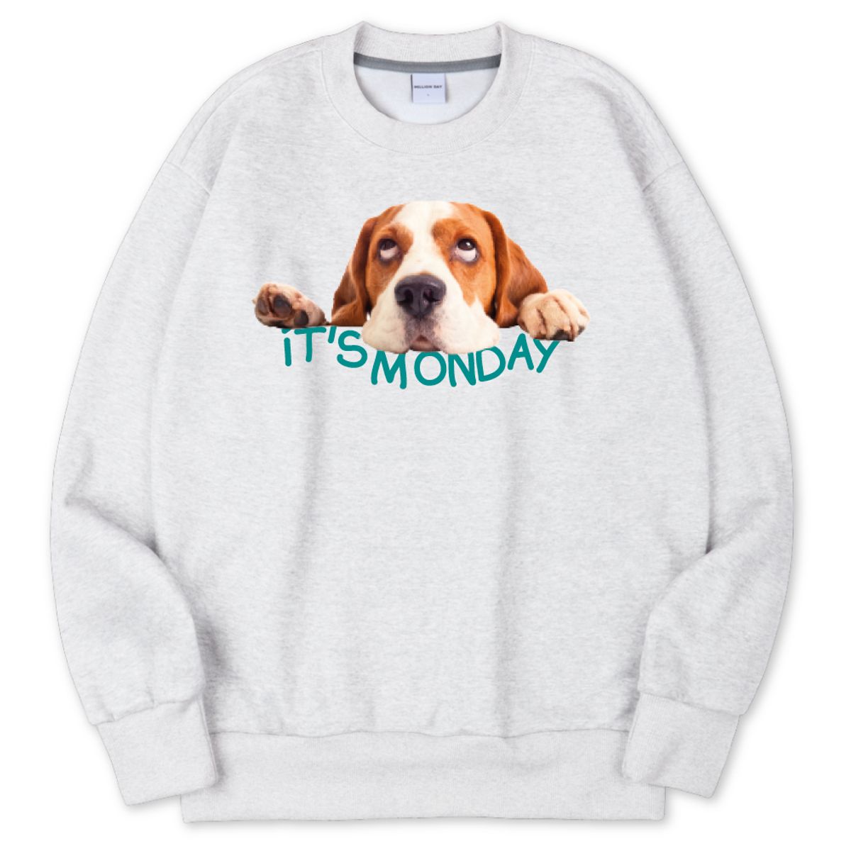밀리언데이(MILLION DAY) MILLION MONDAY PUPPY SWEATSHIRT