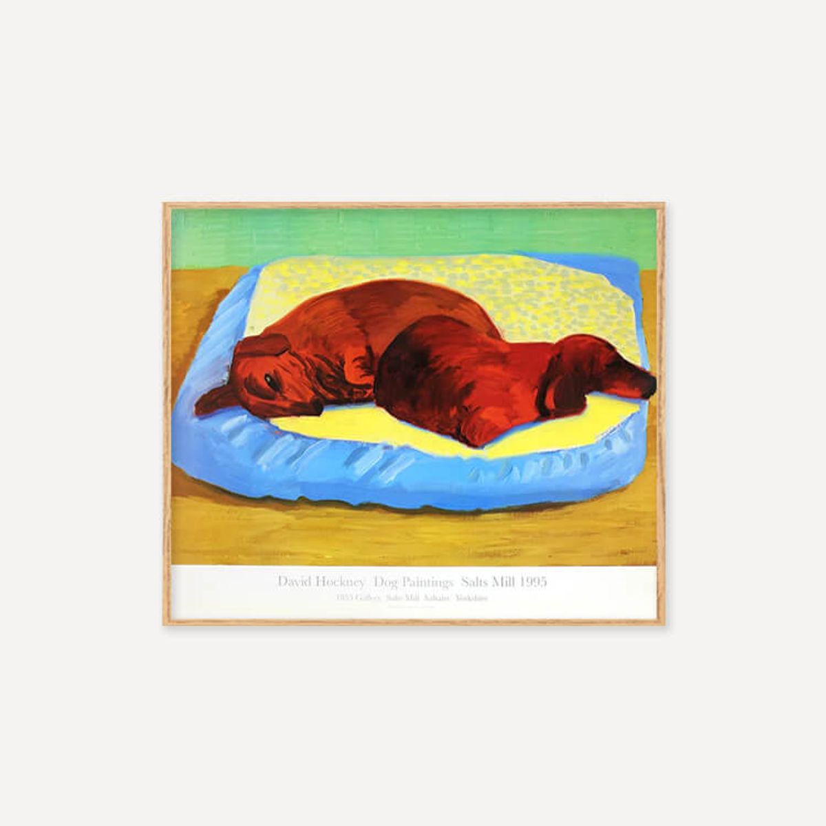 그릿시즌(GREET SEASON) 데이비드 호크니 Dog 43 (액자 포함)