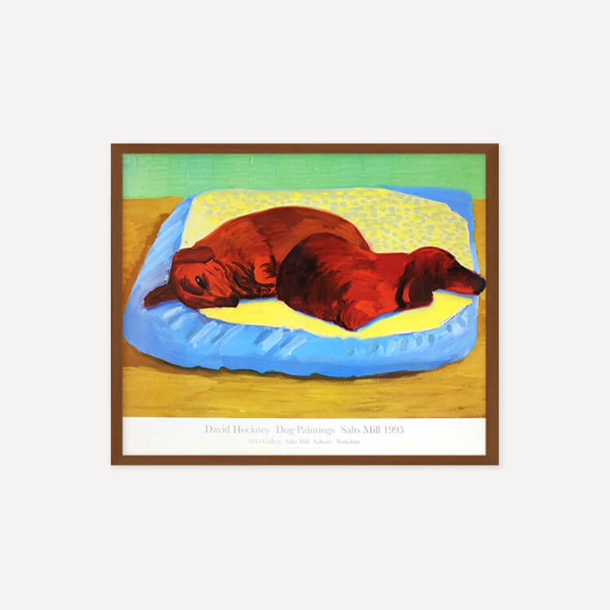 그릿시즌(GREET SEASON) 데이비드 호크니 Dog 43 (액자 포함)