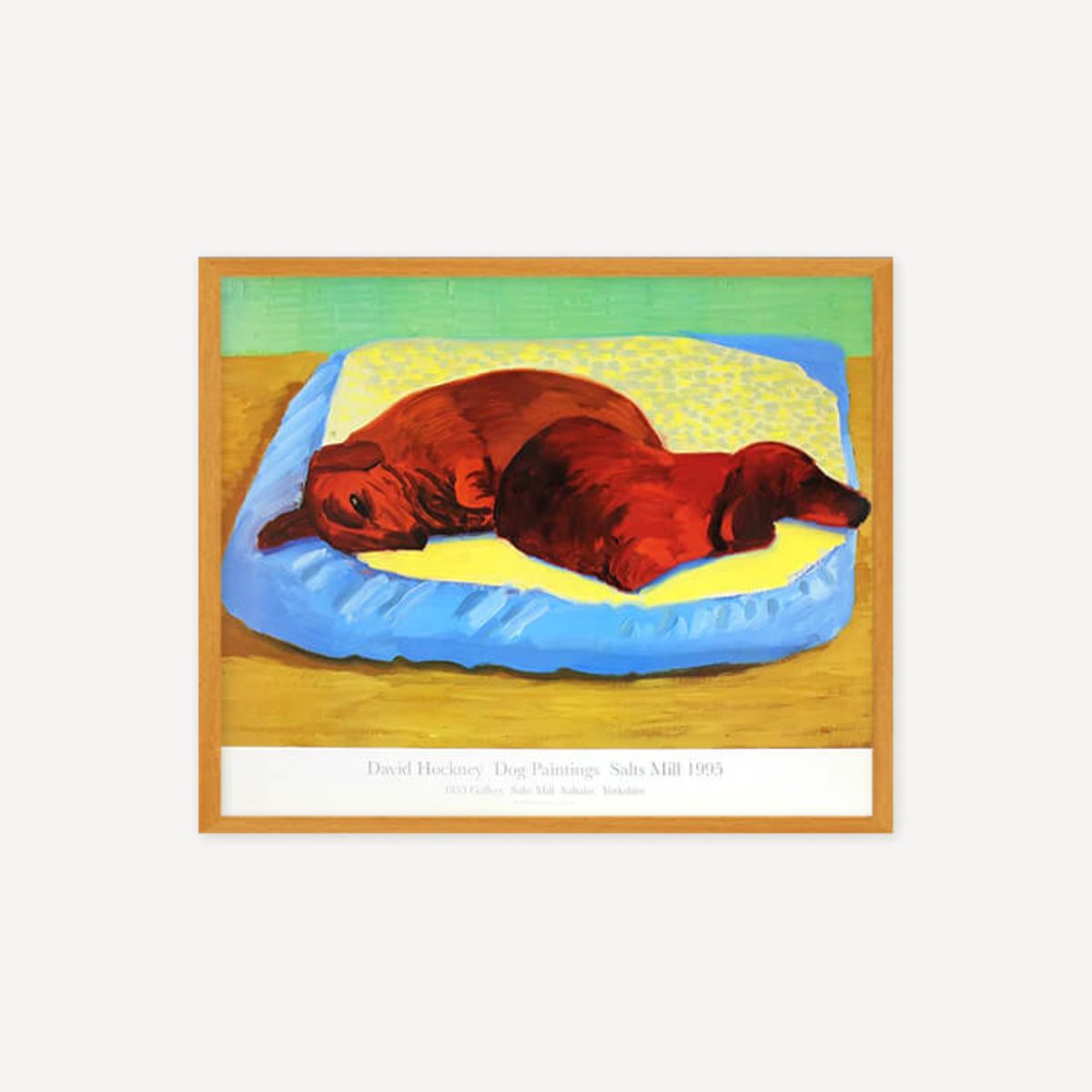 그릿시즌(GREET SEASON) 데이비드 호크니 Dog 43 (액자 포함)