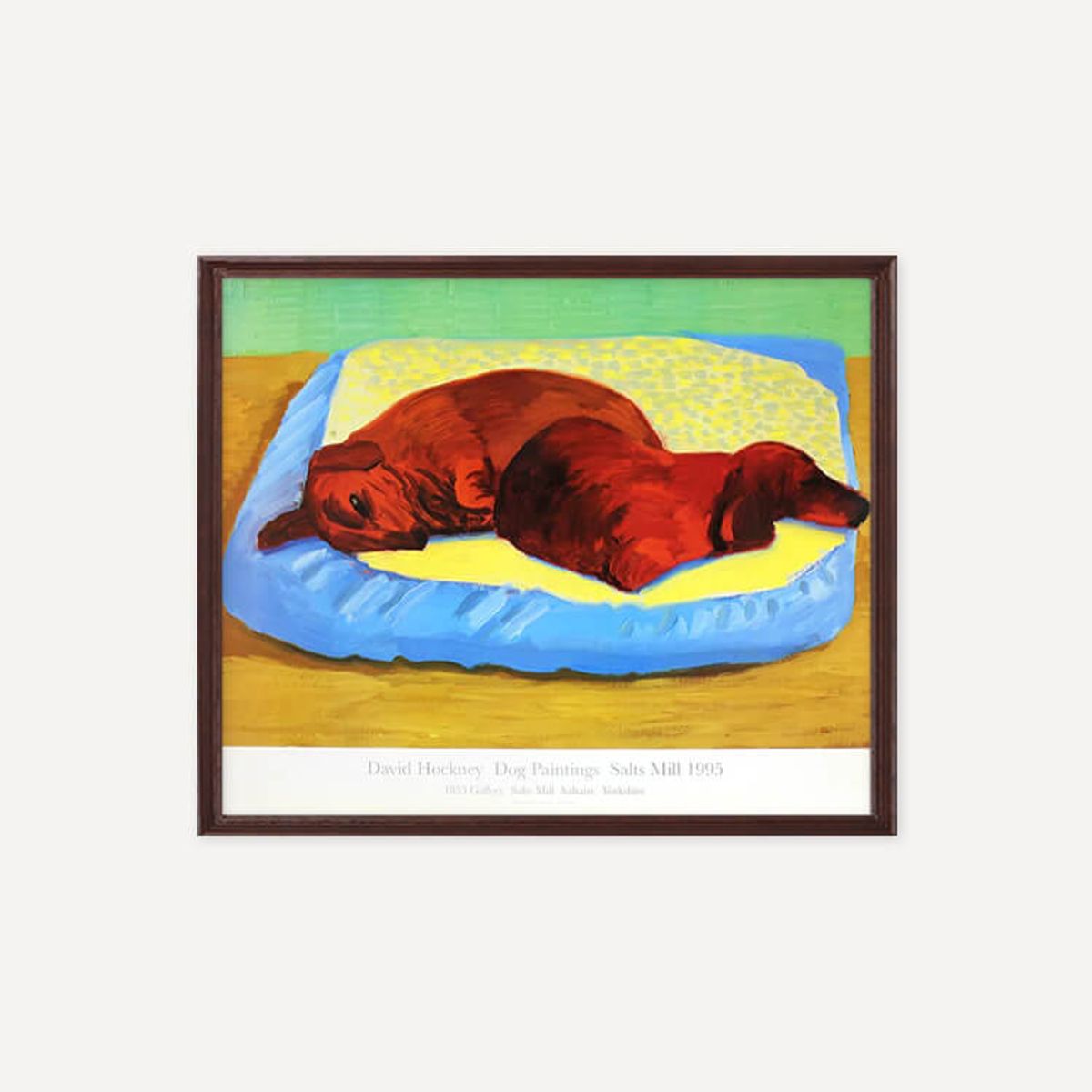 그릿시즌(GREET SEASON) 데이비드 호크니 Dog 43 (액자 포함)